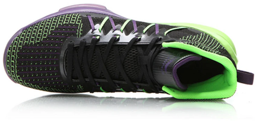 Li-Ning Shadow High-Top Basketballschuhe ''Schwarz Grün'' ABAM065-1 Lookbook Li-Ning Shadow High-Top Basketballschuhe ''Schwarz Grün'' ABAM065-1