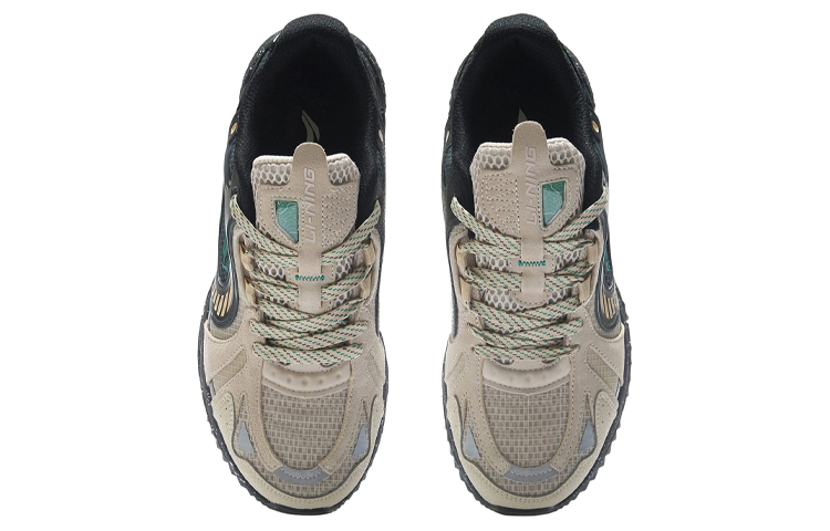 Shop Li-Ning Shiguang ''Khaki Nero'' ARLR011-2