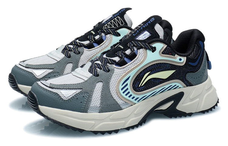 Lookbook Li-Ning Shiguang ''Navy Beige'' Sneakers ARLR011-3