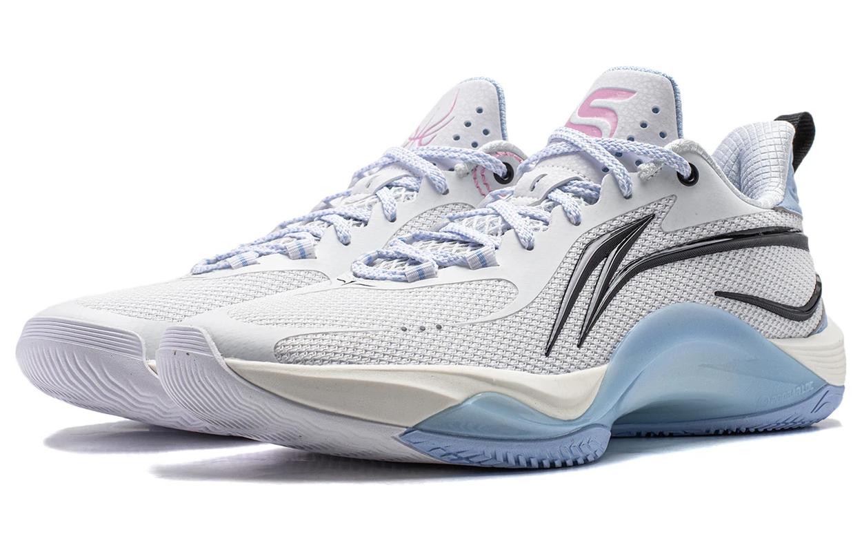 Lookbook Li-Ning Shining 1.0 'Ice Blue' Sepatu Olahraga Biru Es ABPU001-2