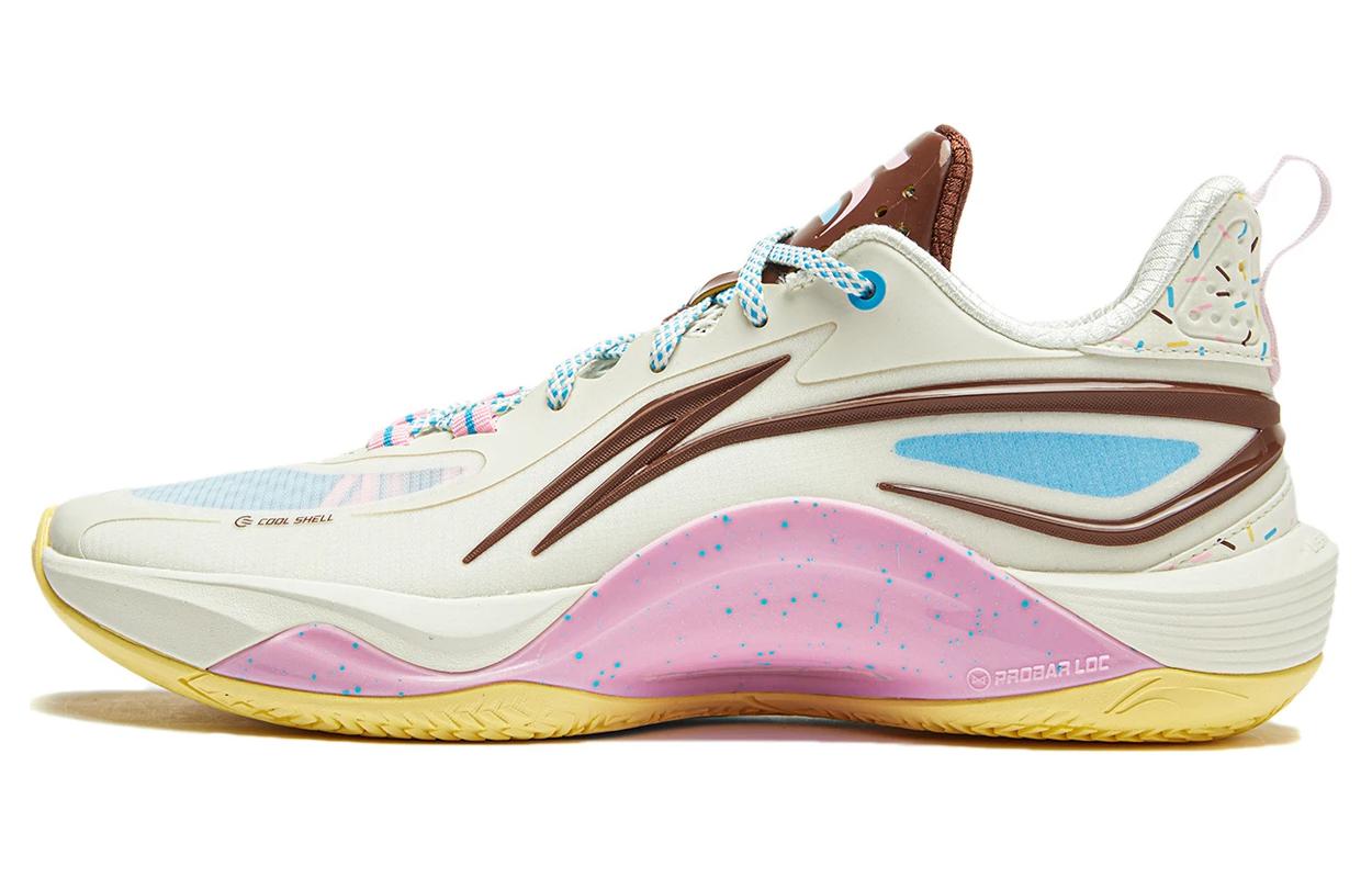 Li-Ning Shining On Court 'Beige Brown Pink' ABPU007-3