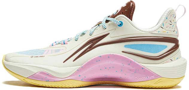 李宁 闪凌 減震防滑耐磨透氣 低幫 籃球鞋 男款 米白棕 Buy 李宁 闪凌 減震防滑耐磨透氣 低幫 籃球鞋 男款 米白棕