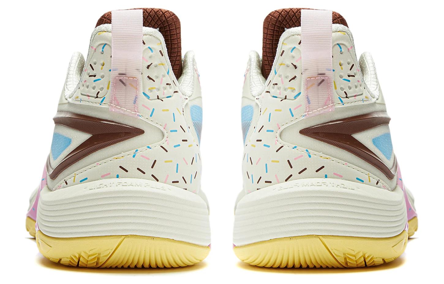 Details for Li-Ning Shining On Court 'Beige Marrón Rosa'. ABPU007-3