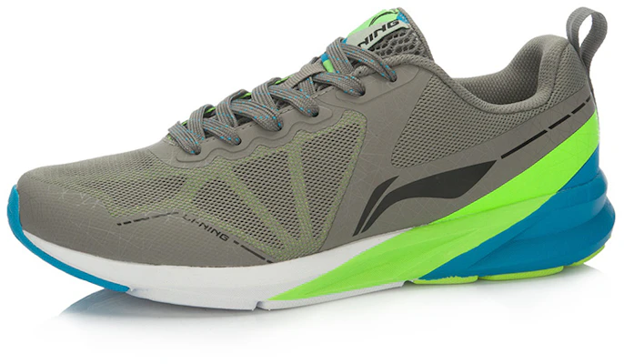 Li-Ning Schokabsorberende 2 Hardloopschoenen ''Grijs Groen'' ARHL009-4 Order Li-Ning Schokabsorberende 2 Hardloopschoenen ''Grijs Groen'' ARHL009-4