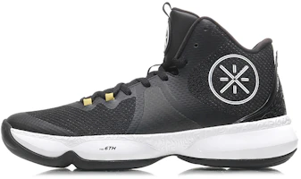 Li-Ning Shock Absorbing Mid-Top Basketball 'Black White' ABAM075-3 Li-Ning Shock Absorbing Mid-Top Basketball 'Black White' ABAM075-3