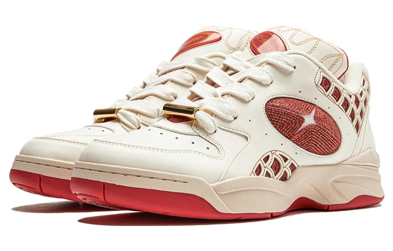 Lookbook 李寧シューティングスター「ベージュレッド」 AZGU025-3