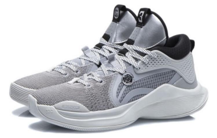 Lookbook 李宁 SILENCER CJ.迈克勒姆 減震防滑耐磨 中幫 籃球鞋 灰色