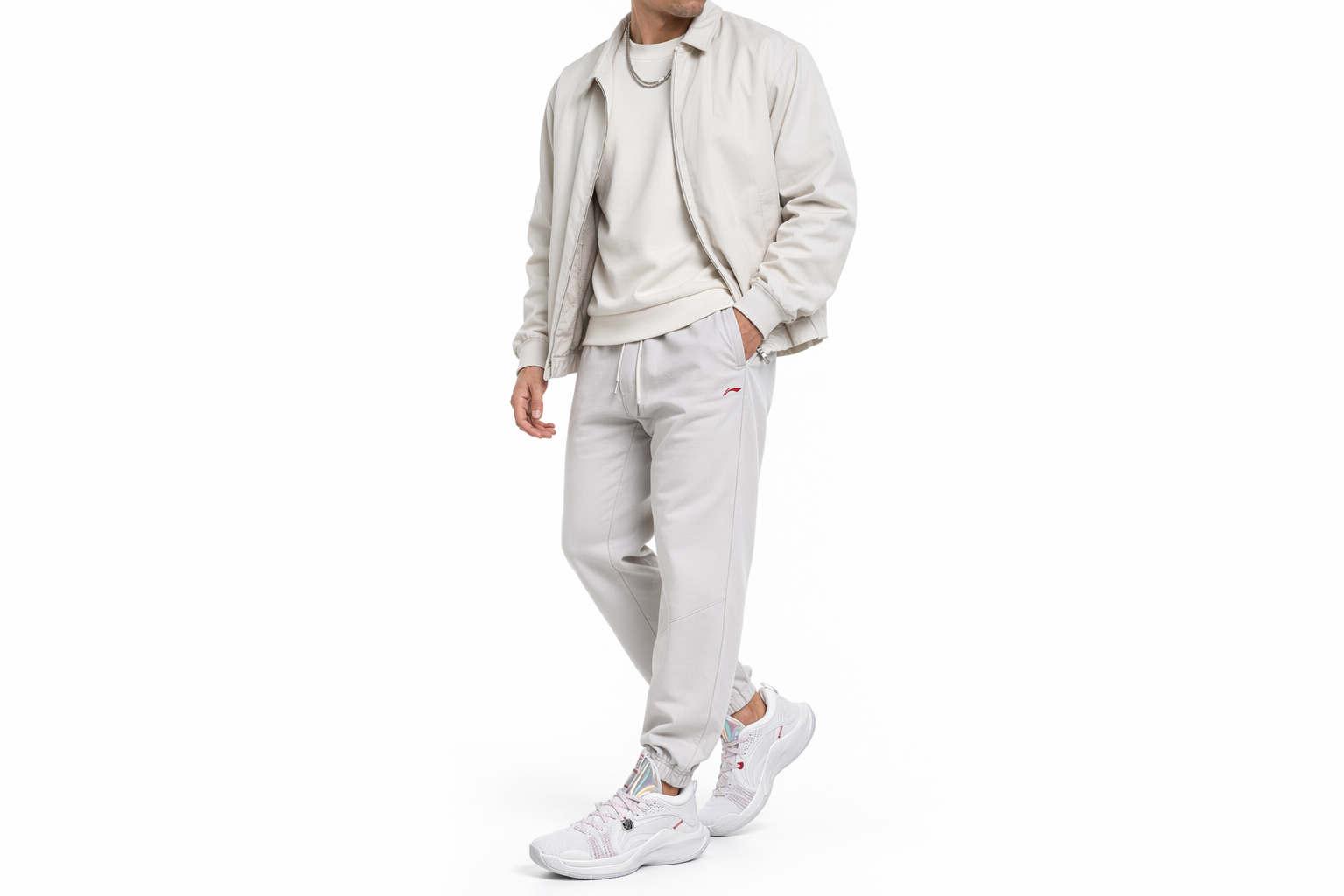 Order Li-Ning Silencer C.J. McCollum ''Weiß Silber'' ABPQ049-3