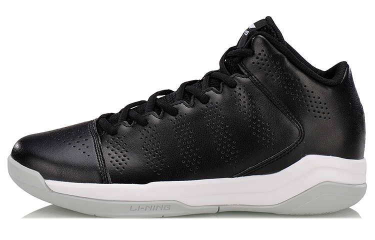 Li-Ning Simple Battle Mid 'Black White' ABFN003-4