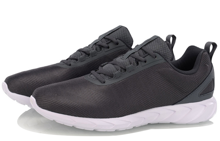 Lookbook Kasut Lari Kasual Ringan Li-Ning 'Kelabu' ARBN055-2