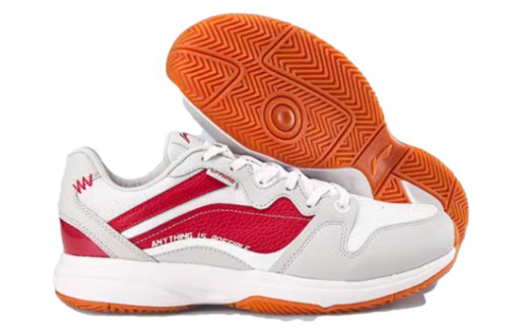 Lookbook Li-Ning Simple Comfort Low-Top Tennis Shoes 'Grey Red' ATTT001-3