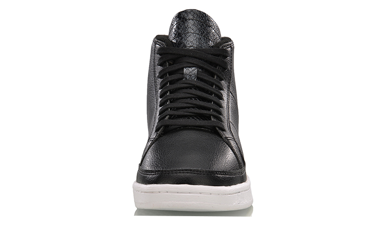 Lookbook 리닝 심플 미드 블랙 화이트 (Li-ning Simple Mid Black White) AGBM007-2
