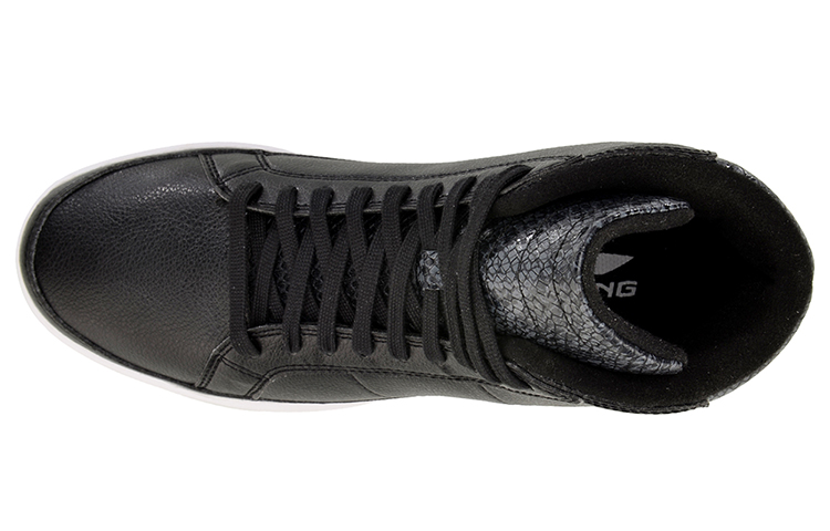 Shop 리닝 심플 미드 블랙 화이트 (Li-ning Simple Mid Black White) AGBM007-2