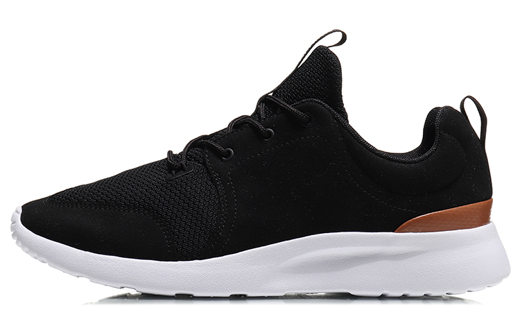 Li-Ning Simple Lightweight Running Sneaker 'Black' ARJN007-4