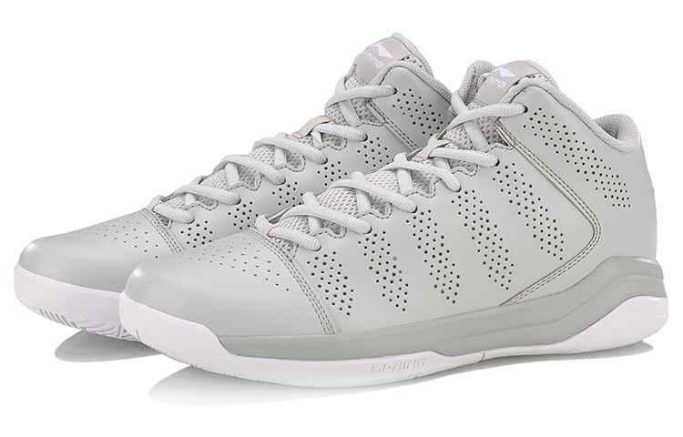 Lookbook Li-Ning Simplified ''Grigio Wrap Mid-Top Court'' ABFN003-5