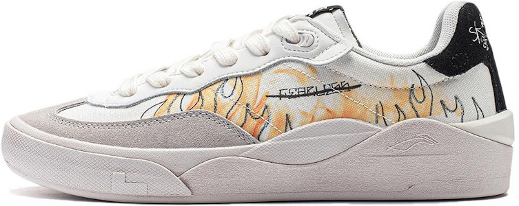 李宁 滑板通用 防滑减震 低帮 板鞋 男款 香檳白 Buy 李宁 滑板通用 防滑减震 低帮 板鞋 男款 香檳白