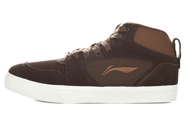 Li-Ning Skate Mid 2 'Deep Brown and White' ALAH019-2