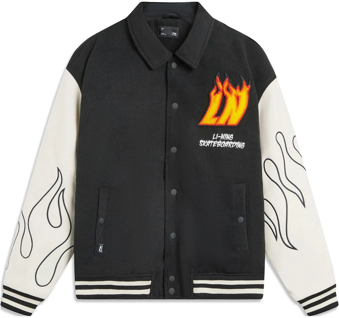 li-ning-skateboarding-collared-loose-jacket-men-s-black-oatmeal-gray-afdt-697-2
