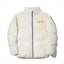 Order Li-Ning Skateboarding Letter Print Loose Fit Short Down Jacket Cream/Orange Unisex AYMU587-1
