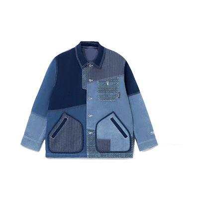 Li-Ning Skateboarding Series 3-in-1 Loose Fit Patchwork Jacket Blue () AWBR009-2