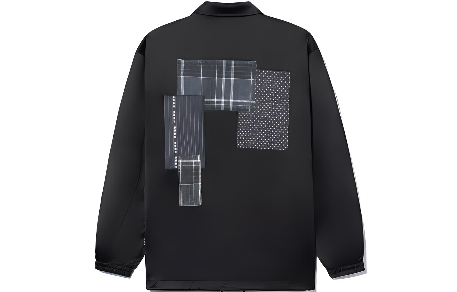 Li-Ning Skateboarding Series Black Long-Sleeve Casual Jacket AFDR739-1