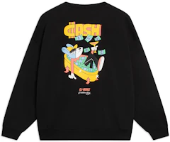 Li-Ning Skateboarding Series Cartoon Graphic Pullover Hoodie Unisex Black AWDT163-3 Li-Ning Skateboarding Series Cartoon Graphic Pullover Hoodie Unisex Black AWDT163-3