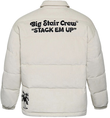 Li-Ning Skateboarding Series Fun Pattern Embroidered Down Jacket White Winter AYMR487-2 Order Li-Ning Skateboarding Series Fun Pattern Embroidered Down Jacket White Winter AYMR487-2