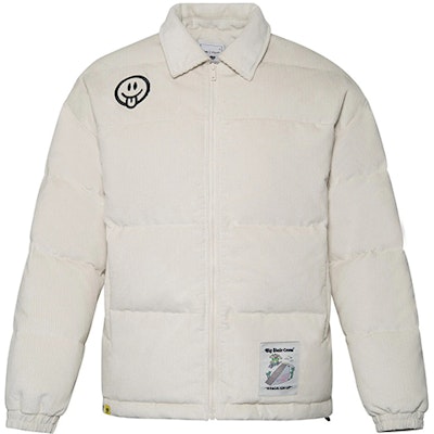 Li-Ning Skateboarding Series Fun Pattern Embroidered Down Jacket White Winter AYMR487-2 Lookbook Li-Ning Skateboarding Series Fun Pattern Embroidered Down Jacket White Winter AYMR487-2