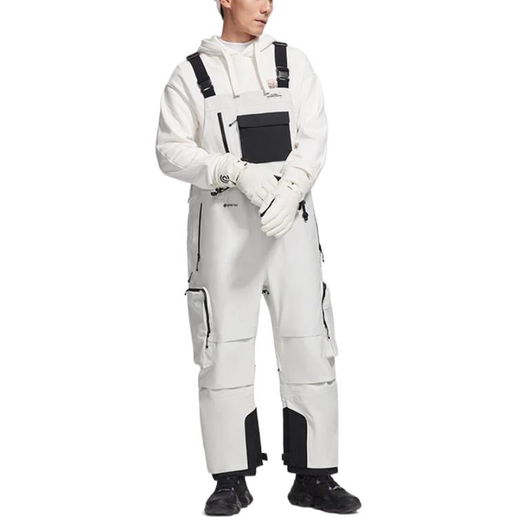 Shop LI-NING Koleksi Skateboarding Jumpsuit Multi-Saku Unisex - Putih. AHXS015-2