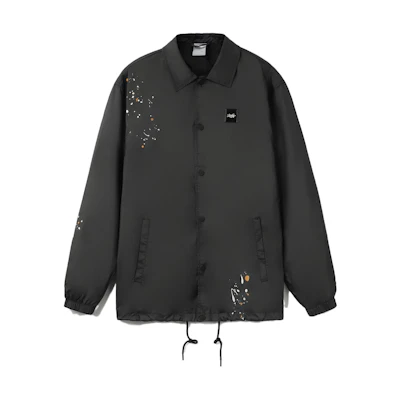 Li-Ning Skateboarding Series Splatter Print Long-Sleeve Woven Jacket Black Men AFDR389-1