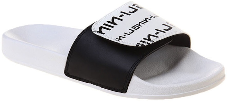 리닝 슬라이드 블랙/화이트 (Lining Seullaideu Beullaeg/Hwaiteu) AGAR021-2 Shop 리닝 슬라이드 블랙/화이트 (Lining Seullaideu Beullaeg/Hwaiteu) AGAR021-2