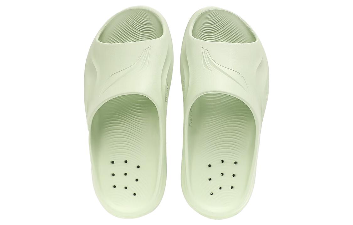 Lookbook 李宁 防滑耐磨 運動拖鞋 男款 綠