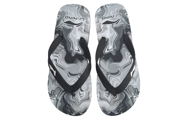 Shop Li-Ning Slippers ''Liquid Grey'' ALSQ003-3
