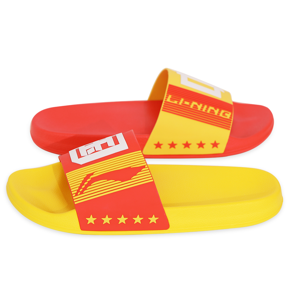 Details for Li-Ning Slides ''Rood Geel'' ALSS005-1