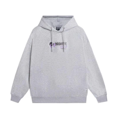 Li-Ning Slim Fit Pullover Hoodie Gray AWDSC09-2