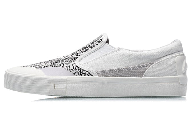 Li-Ning Slip-On 'White Black' AECR013-1