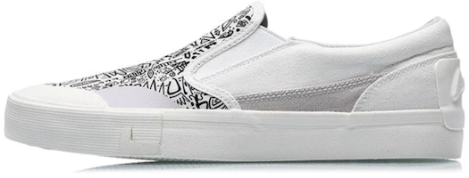 Li-Ning Slip-On 'White Black' AECR013-1 Li-Ning Slip-On 'White Black' AECR013-1