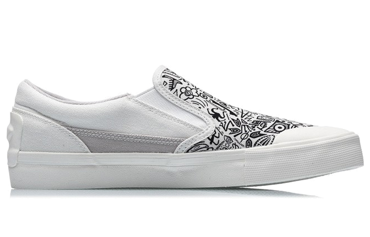 Order 리닝 슬립온 화이트 블랙 (Li-Ning Slip-on White Black) AECR013-1