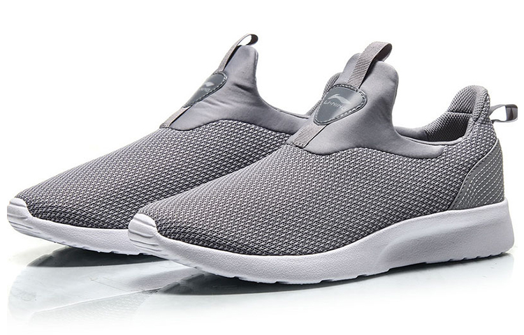 Lookbook Li-Ning Slip-On Running Shoes 'Grey' ARJN001-3