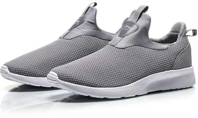 Li-Ning Slip-On Running Shoes 'Grey' ARJN001-3 Lookbook Li-Ning Slip-On Running Shoes 'Grey' ARJN001-3