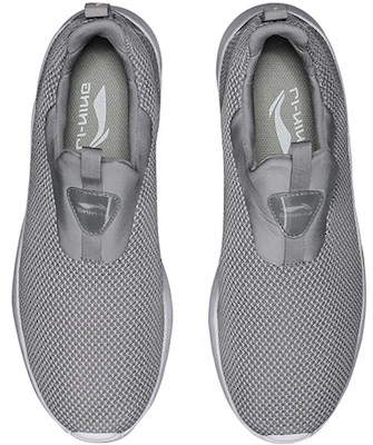 Li-Ning Slip-On Running Shoes 'Grey' ARJN001-3 Shop Li-Ning Slip-On Running Shoes 'Grey' ARJN001-3