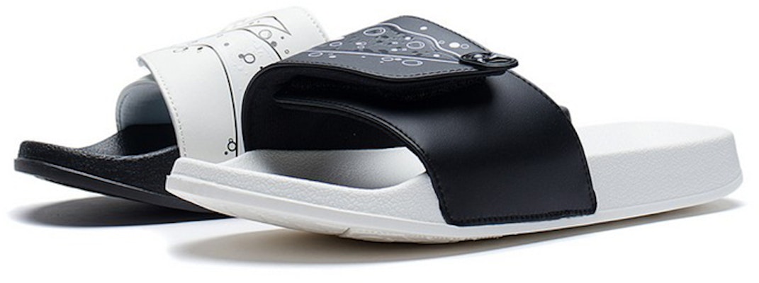 Li-Ning Slipper Slides 'Black White' AGAS001-1 Lookbook Li-Ning Slipper Slides 'Black White' AGAS001-1