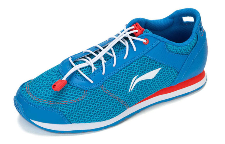 Lookbook Li-Ning Lage Sneakers ''Felblauw'' ALCG093-2