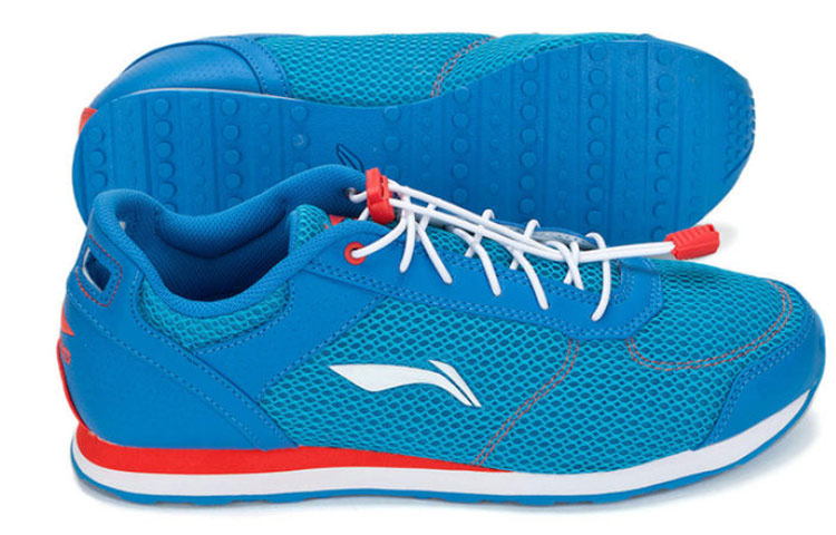 Shop 李寧スニーカー ローカット 「ブライトブルー」 ALCG093-2