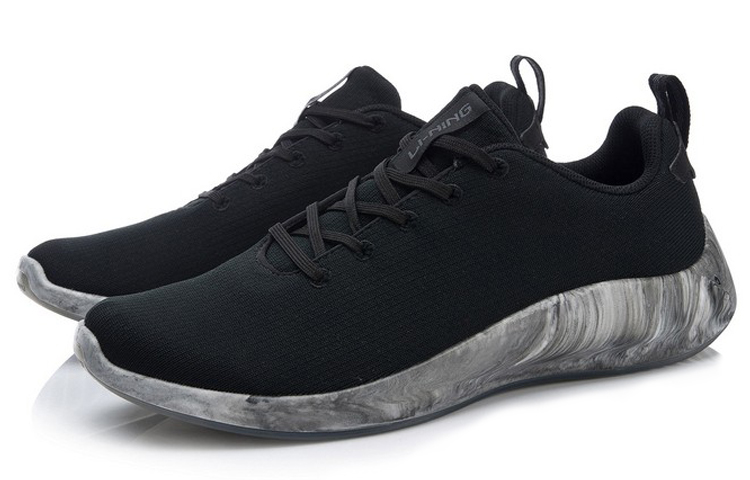 Lookbook Li-Ning Baskets Basses ''Noir Gris'' AGLN141-2