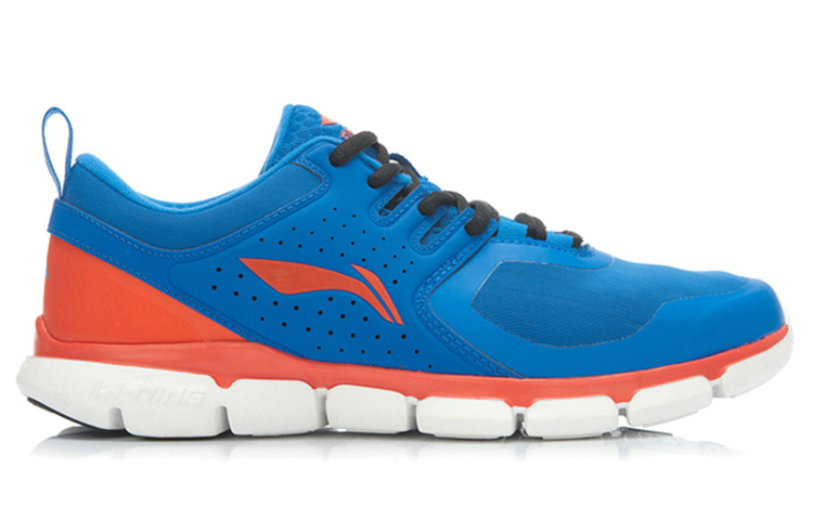 Order Li-Ning Sneaker Rendah 'Biru Oren' ARBK005-3
