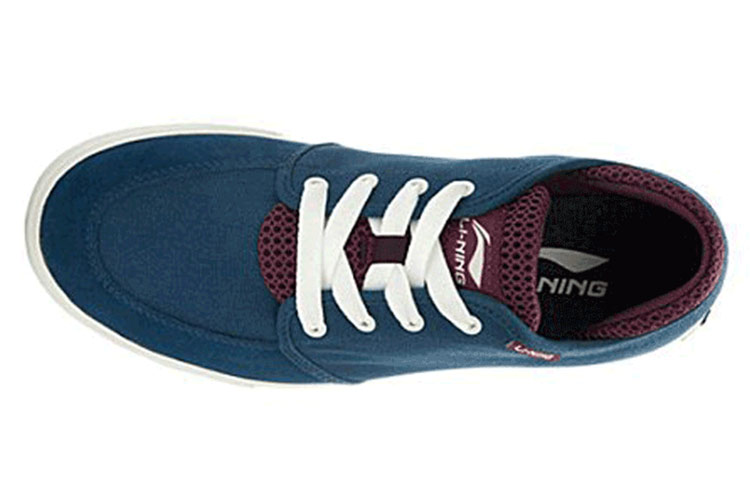 Lookbook 李宁 低帮运动鞋 '深蓝白' ALMJ003-4