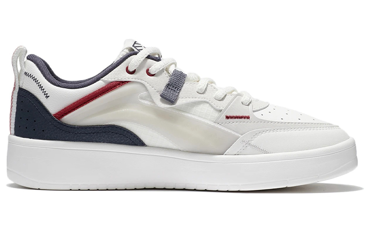 Order 李宁防滑轻便低帮板鞋 男款 灰白色