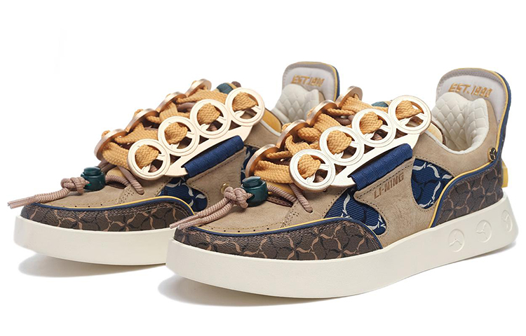 Lookbook Zapatillas Li-Ning Low 'Apricot Brown 1990' ALHS001-1