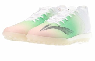 LiNing李寧 足球鞋 男款 白綠色 Lookbook LiNing李寧 足球鞋 男款 白綠色